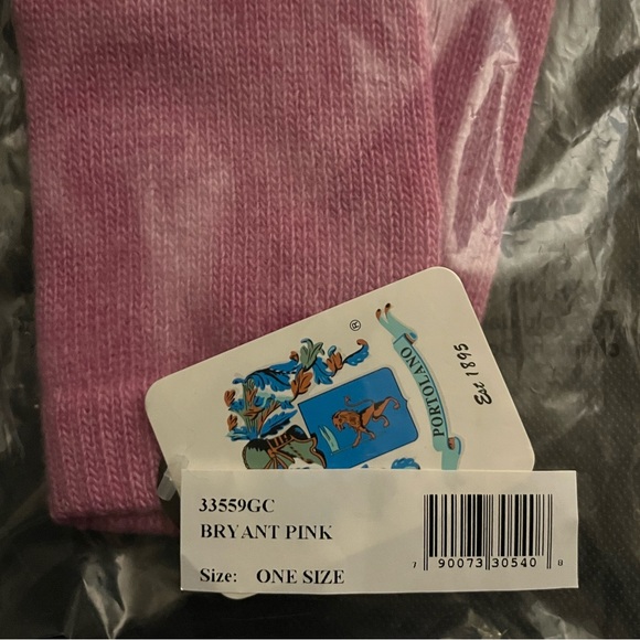 NEW Portolano 100% Cashmere Gloves Bryant Pink - Picture 6 of 6